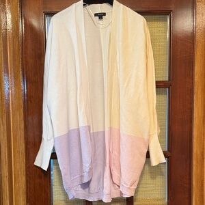 Alfani Women's Pastel Colorblock Cardigan NWOT